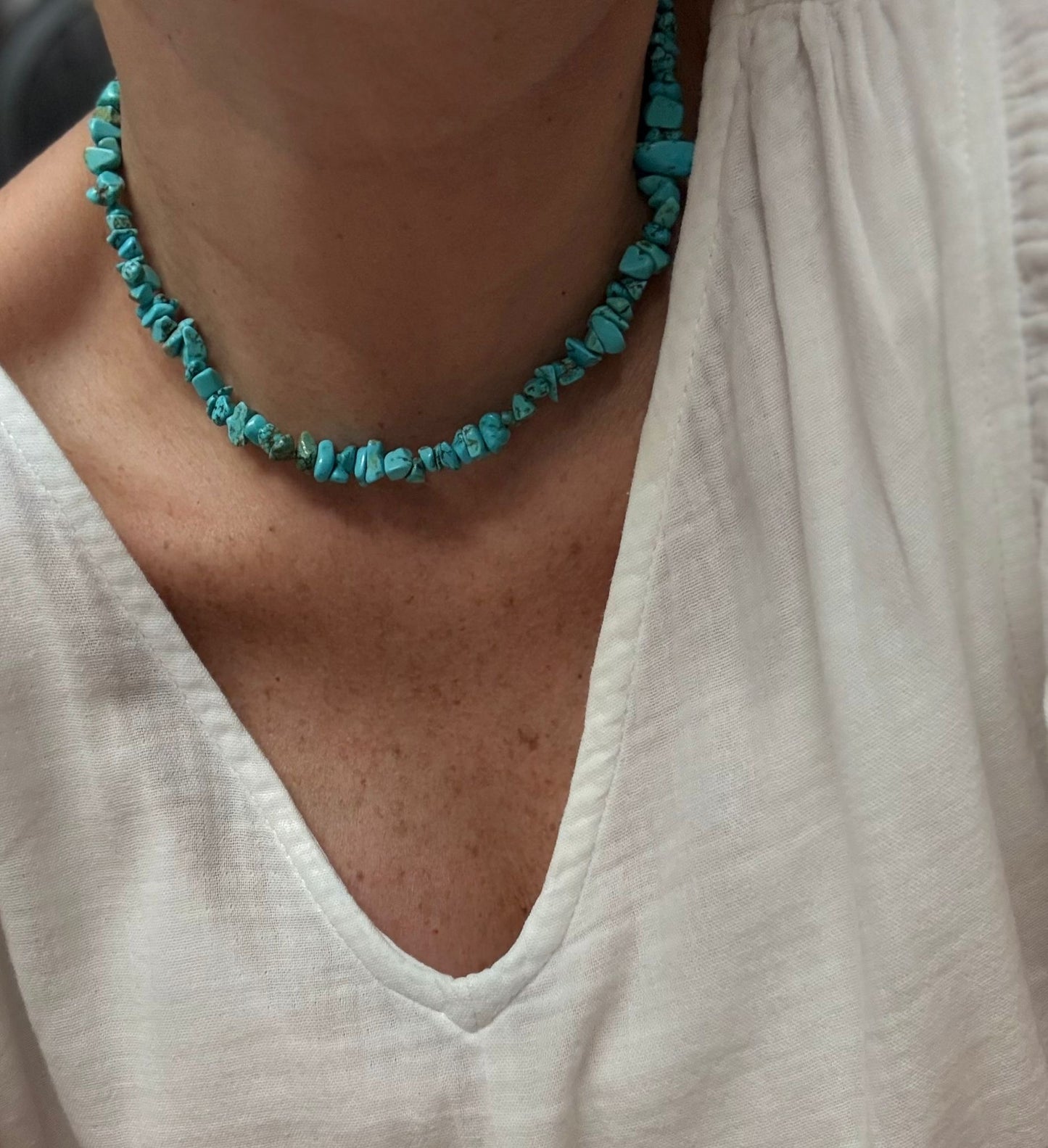 Choker de turquesas