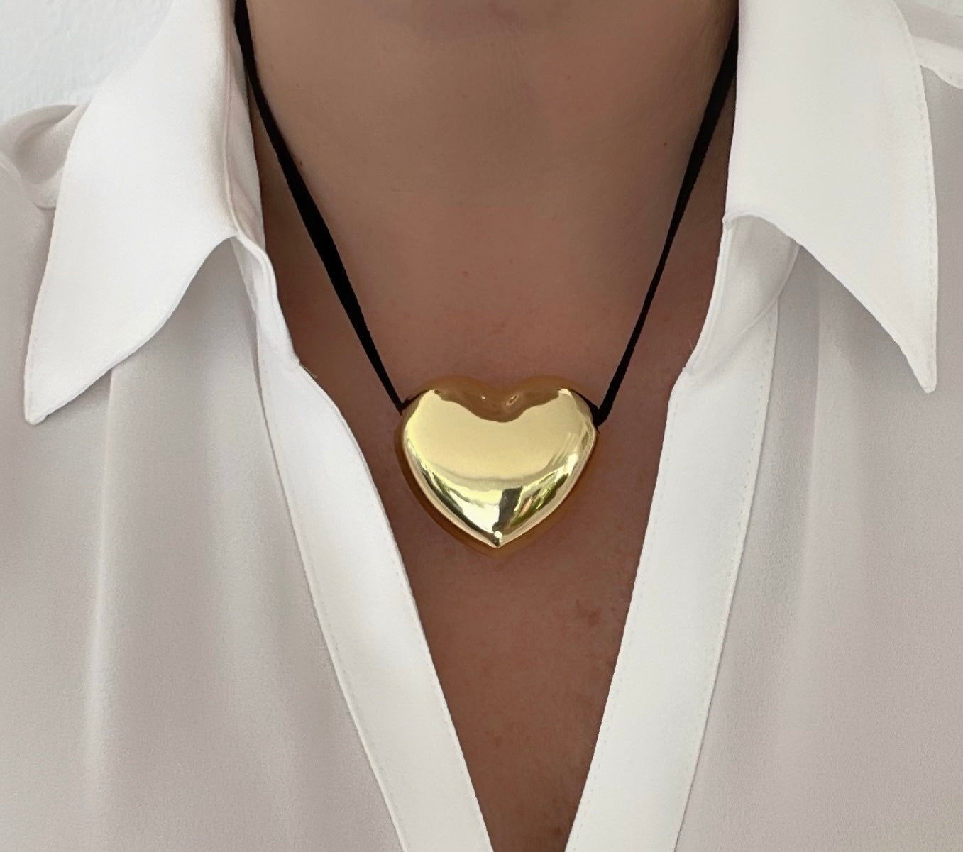 Chóker de Corazon dorado