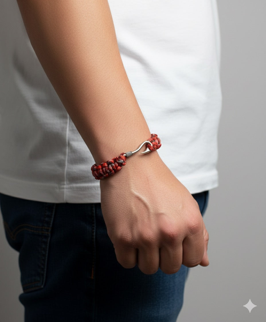 Brazalete pescador rojo