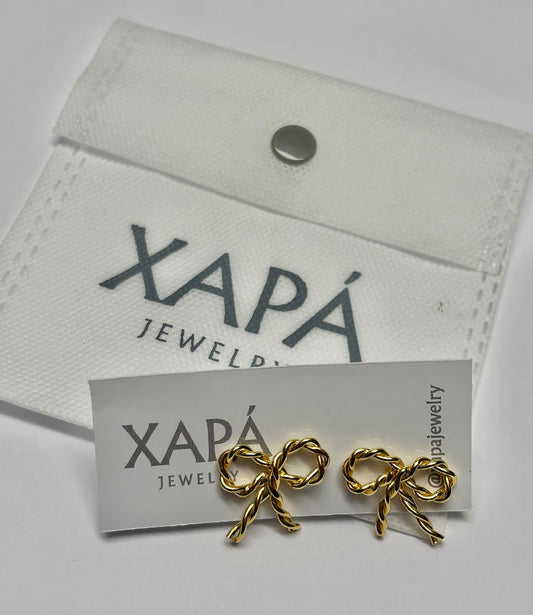 Zarcillos lazos trenzados