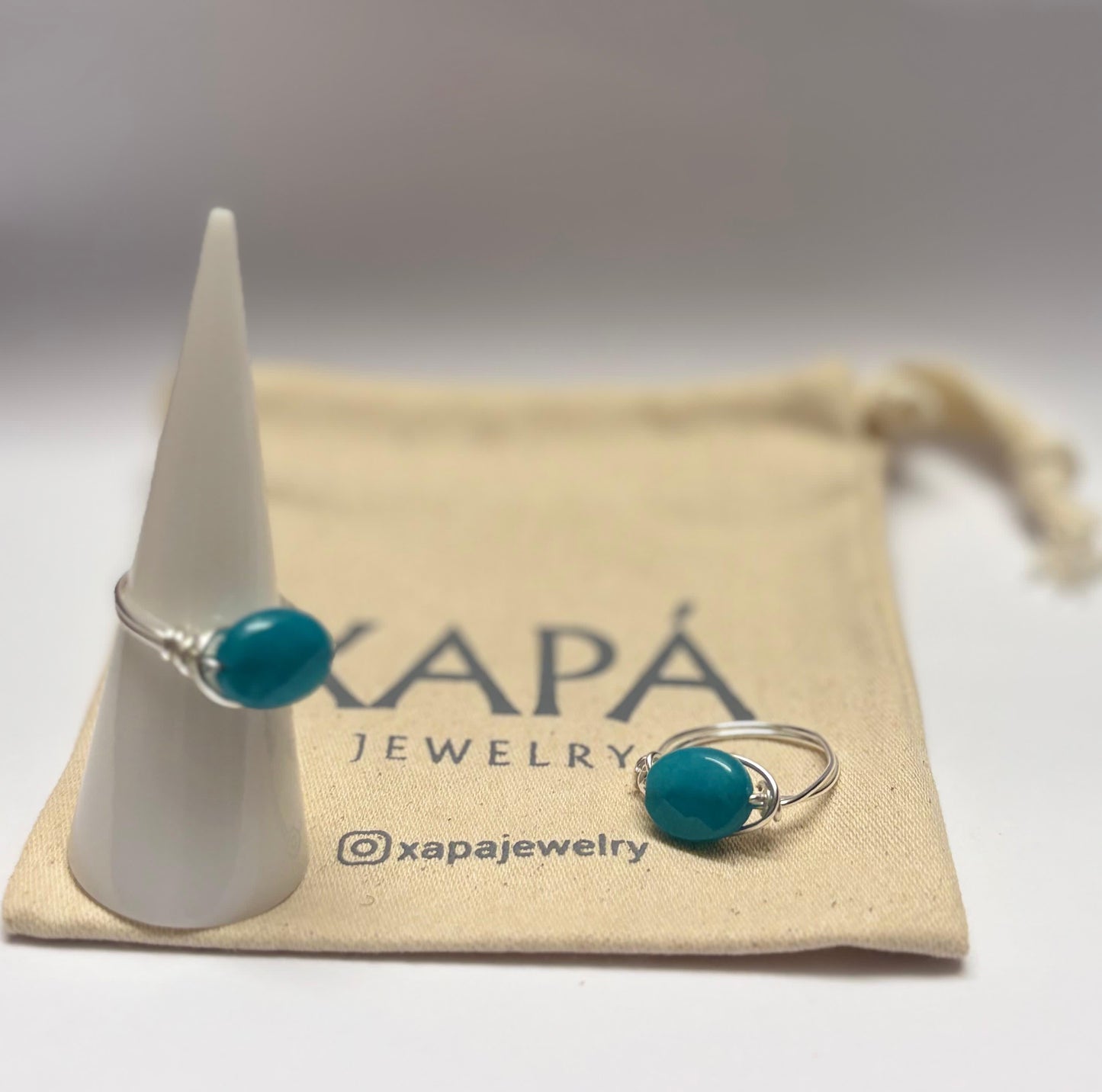 Anillo Jade azul