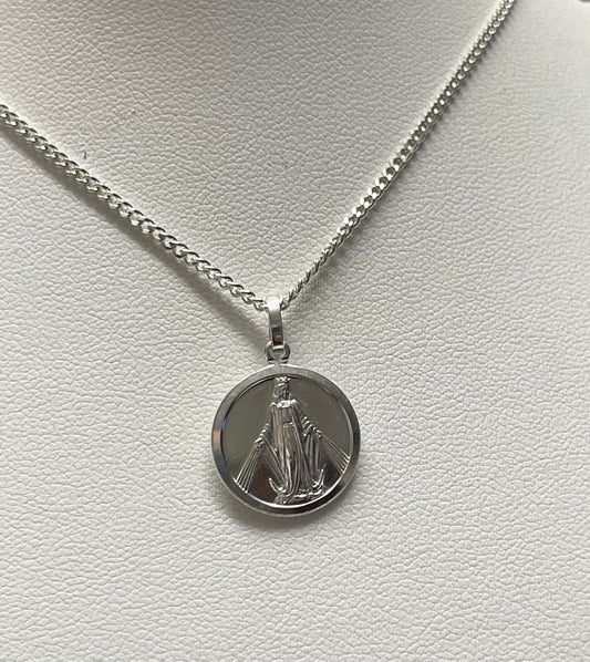 Medalla de plata de la Virgen Milagrosa