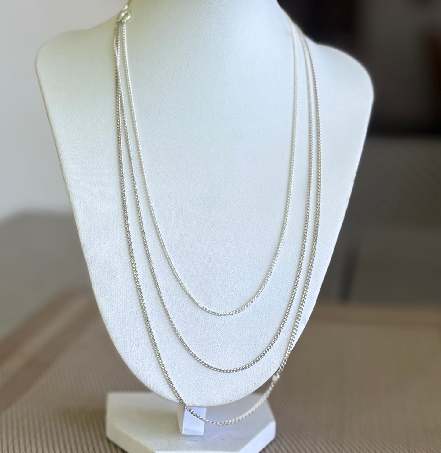 Cadena de plata de 2mm de espesor