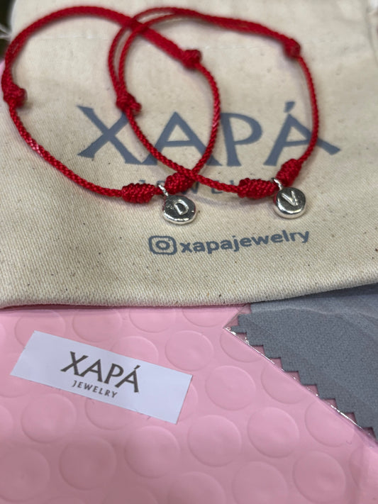 Pulsera con dije luna de plata mini