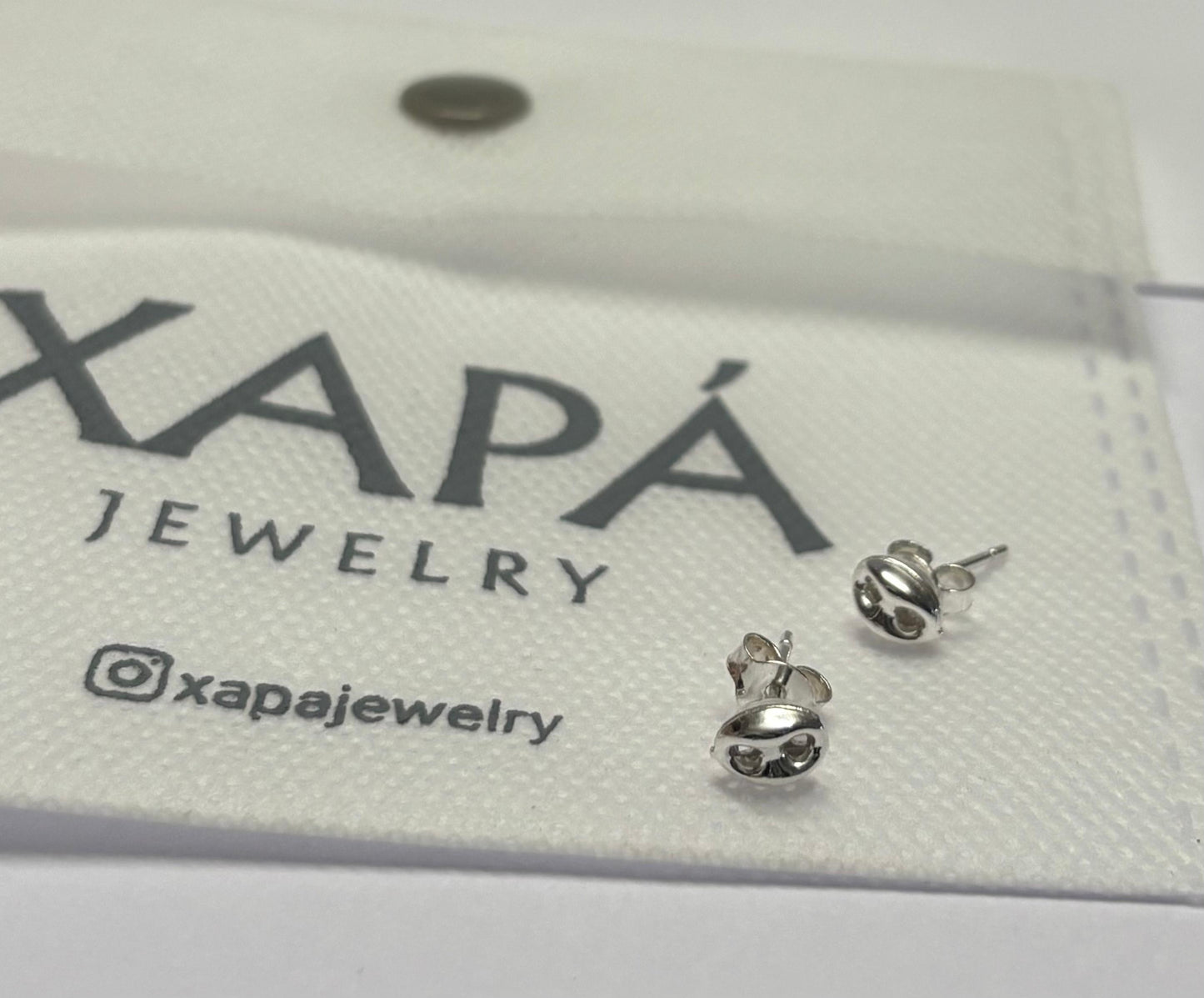 Zarcillos de plata eslabón