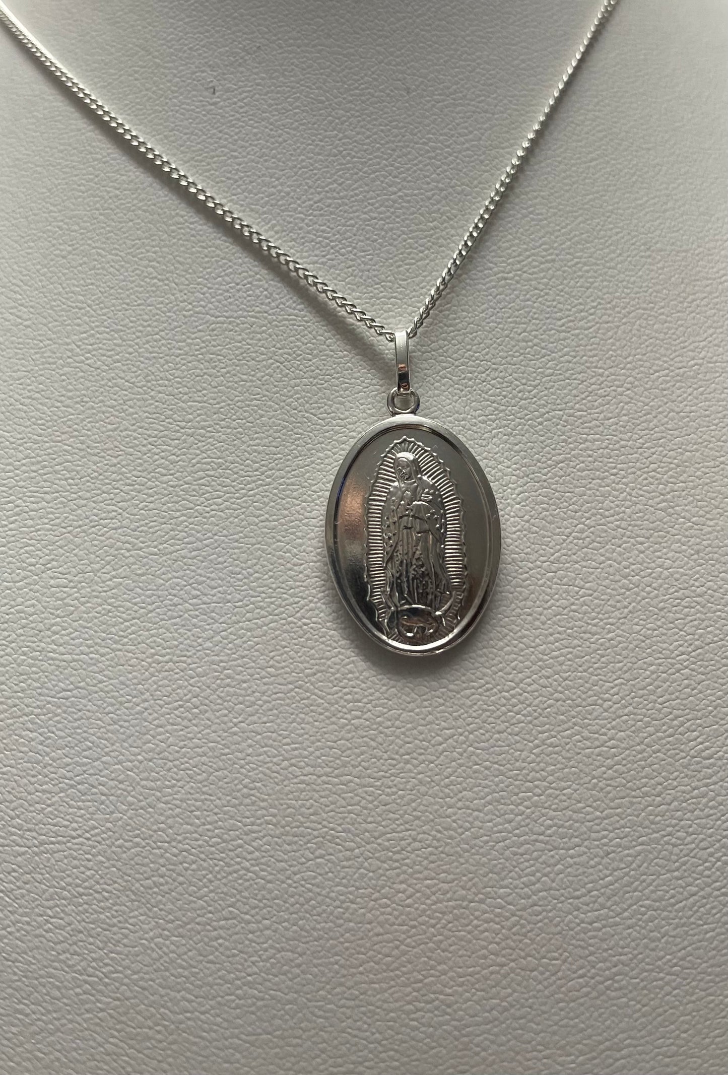 Medalla de plata Virgen de Guadalupe