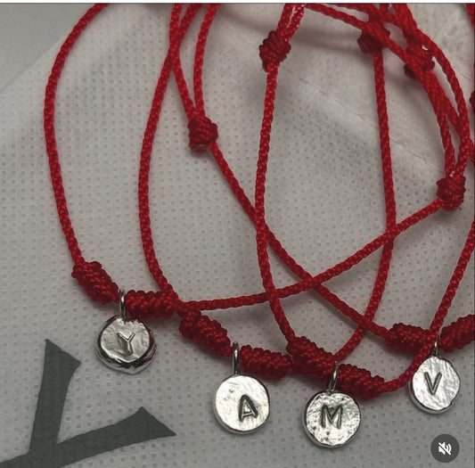 Pulsera con dije luna de plata