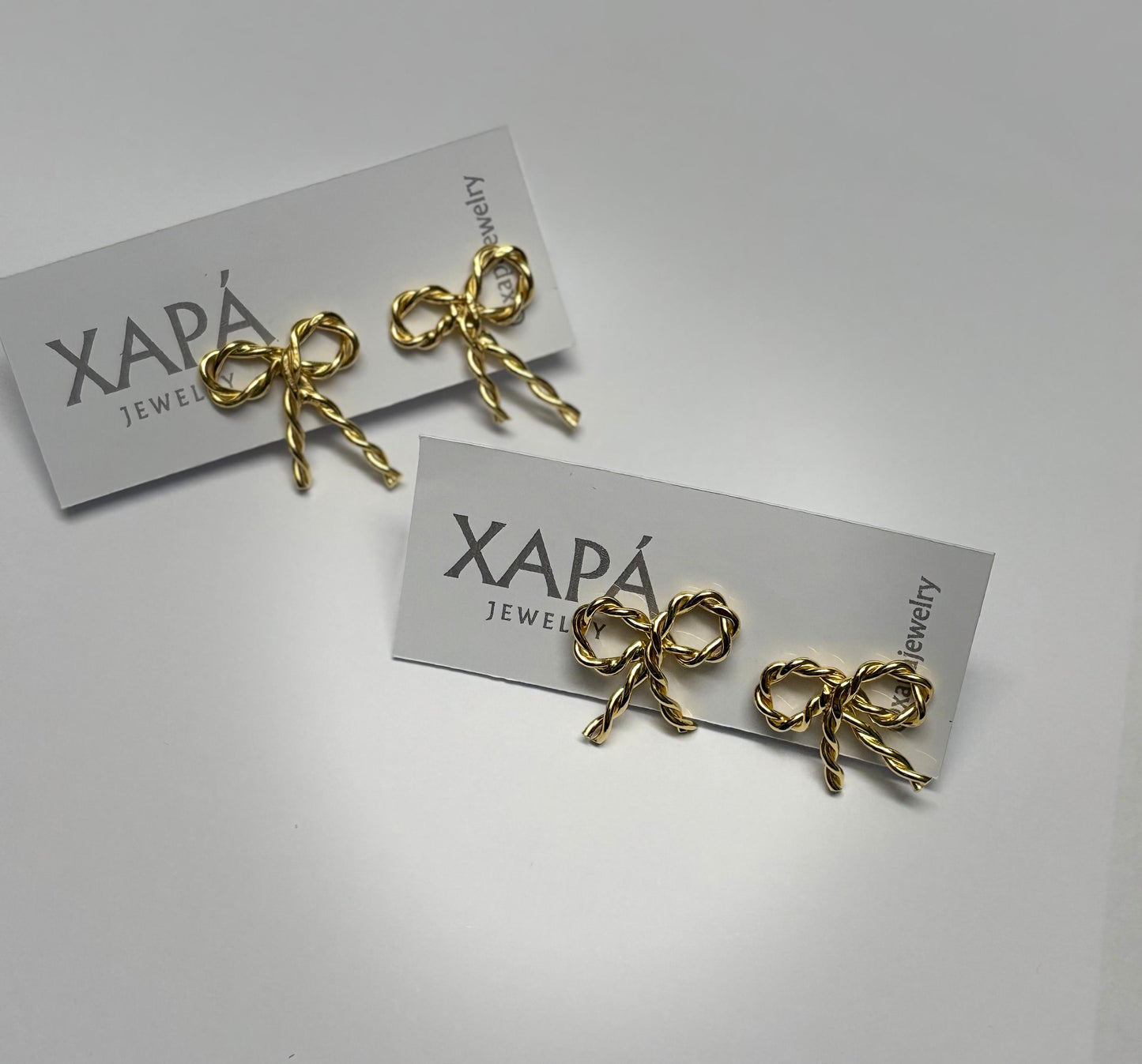 Zarcillos lazos trenzados